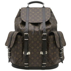 Louis Vuitton Christopher GM Monogram Macassar Backpack Brown
